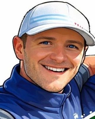 Portrait of Ben Pallister cropped from original tournament artwork